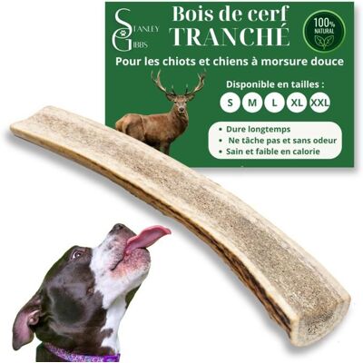 STANLEY GIBBS Bois de cerf pour Chien a Macher TRANCH Taille XXL Friandise pour Chiots et Chiens de Tout ges Jouet Mastication 1 pice Marron - Publicité STANLEY GIBBS Bois de cerf pour Chien a Macher TRANCH Taille XXL Friandise pour Chiots et Chiens de Tout ges Jouet Mastication 1 pice Marron - Publicité