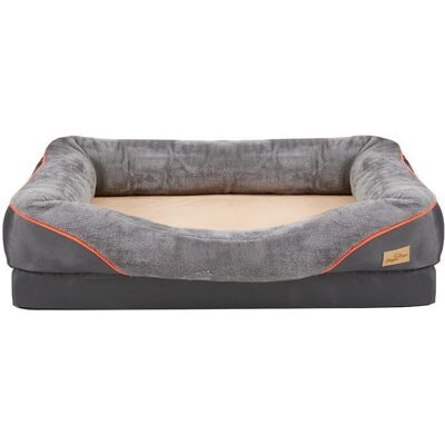 BINGOPAW Canapé Pour Chien Orthopédique Panier Chien Moyen Taille Coussin Chien Déhoussable Avec Housse Imperméable 83x57x25cm Gris - Publicité BINGOPAW Canapé Pour Chien Orthopédique Panier Chien Moyen Taille Coussin Chien Déhoussable Avec Housse Imperméable 83x57x25cm Gris - Publicité
