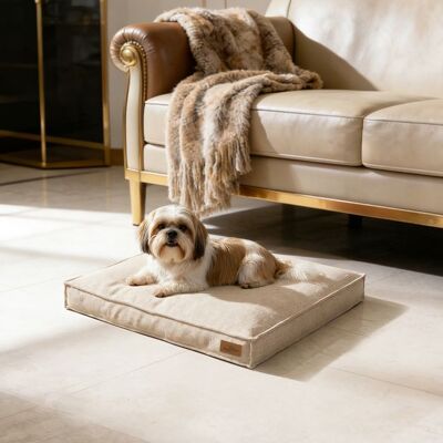Panier Chien Orthopédique - BingoPaw - Lit pour Chien Coussin Déhoussable pour Chiens Anti-dérapant - Kaki 75x50.5x10cm Beige - Publicité Panier Chien Orthopédique - BingoPaw - Lit pour Chien Coussin Déhoussable pour Chiens Anti-dérapant - Kaki 75x50.5x10cm Beige - Publicité