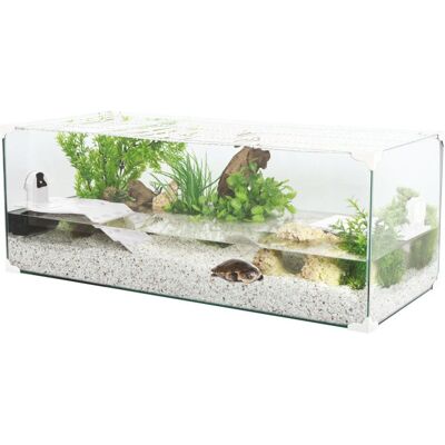 Aquarium Tortue Karapas Aqua 80 Pro Blanc - Zolux Blanc - Publicité Aquarium Tortue Karapas Aqua 80 Pro Blanc - Zolux Blanc - Publicité
