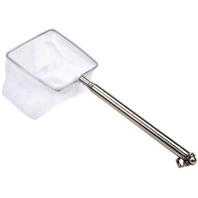 Épuisette pour aquarium - AIMOONSA - Carrée - Inox 304 - Manche télescopique 20–485 cm - Filet nylon - Publicité Épuisette pour aquarium - AIMOONSA - Carrée - Inox 304 - Manche télescopique 20–485 cm - Filet nylon - Publicité