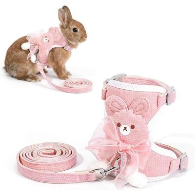 Harnais Lapin Nain Harnais avec LaisseColliers et laisses pour Petits AnimauxHarnais pour LapinLaisse réglableHarnais(1-3 kg) - Publicité Harnais Lapin Nain Harnais avec LaisseColliers et laisses pour Petits AnimauxHarnais pour LapinLaisse réglableHarnais(1-3 kg) - Publicité