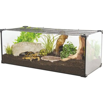 Terrarium tortue Karapas Terra 60 Pro noir - Zolux Noir Noir - Publicité Terrarium tortue Karapas Terra 60 Pro noir - Zolux Noir Noir - Publicité