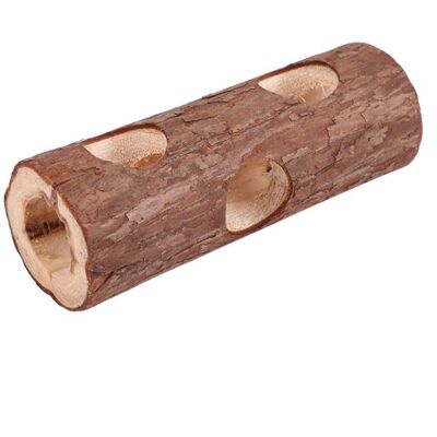 RWOYTHK Tunnel dexercice en bois pour animaux - Jouet à mâcher pour lapin furet hamster cochon dInde (L) Marron - Publicité RWOYTHK Tunnel dexercice en bois pour animaux - Jouet à mâcher pour lapin furet hamster cochon dInde (L) Marron - Publicité
