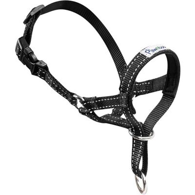 AUTREMENT Licol pour Chien - Contrôle sûr - en Nylon - Réfléchissant et réglable - pour Chien - Tissage - Taille M - Noir M M (LOT MUSELIERE Noir - Publicité AUTREMENT Licol pour Chien - Contrôle sûr - en Nylon - Réfléchissant et réglable - pour Chien - Tissage - Taille M - Noir M M (LOT MUSELIERE Noir - Publicité