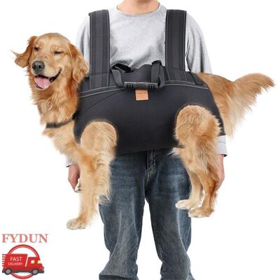 FYDUN Sac de transport pour chien de grande taille Sac à dos de transport pour grand chien écharpe animalerie soin Noir 3XL Noir - Publicité FYDUN Sac de transport pour chien de grande taille Sac à dos de transport pour grand chien écharpe animalerie soin Noir 3XL Noir - Publicité