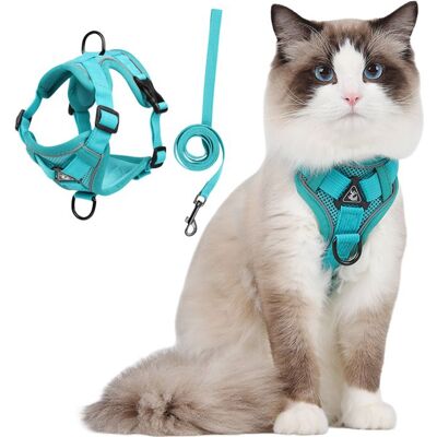 NOBRAND Harnais Chat- Harnais Petit Chien avec Laisse Réglable Respirant Refléchissant Laisses Colliers Chat-M-vert Vert - Publicité NOBRAND Harnais Chat- Harnais Petit Chien avec Laisse Réglable Respirant Refléchissant Laisses Colliers Chat-M-vert Vert - Publicité