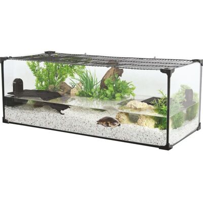 Aquarium tortue Karapas Aqua 100 Pro noir - Zolux Noir Noir - Publicité Aquarium tortue Karapas Aqua 100 Pro noir - Zolux Noir Noir - Publicité