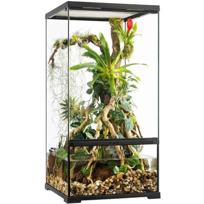 HAGEN Terrarium Paludarium 45x45x90cm Reptile Et Amphibien Pro Paludarium Pt4406 - Exo Terra Noir - Publicité HAGEN Terrarium Paludarium 45x45x90cm Reptile Et Amphibien Pro Paludarium Pt4406 - Exo Terra Noir - Publicité