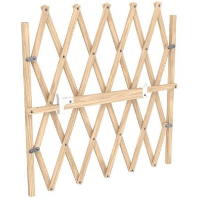 Barrière bois animaux - NORDLINGER PRO - PressFix - Extensible 0 65-1 04m - Sans perçage - Pression Marron - Publicité Barrière bois animaux - NORDLINGER PRO - PressFix - Extensible 0 65-1 04m - Sans perçage - Pression Marron - Publicité