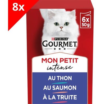 GOURMET MON PETIT - Sélection aux Poissons - 48 x 50 g - Sachets fraîcheur pour chat adulte Marron - Publicité GOURMET MON PETIT - Sélection aux Poissons - 48 x 50 g - Sachets fraîcheur pour chat adulte Marron - Publicité