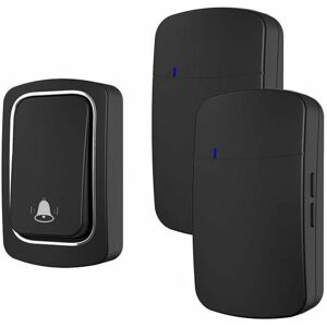 COSYHOMES Sonnette sans fil auto-alimentée sans pile portée 150 m étanche IP44 38 mélodies volume réglable jusqu’à 110 dB - Publicité COSYHOMES Sonnette sans fil auto-alimentée sans pile portée 150 m étanche IP44 38 mélodies volume réglable jusqu’à 110 dB - Publicité