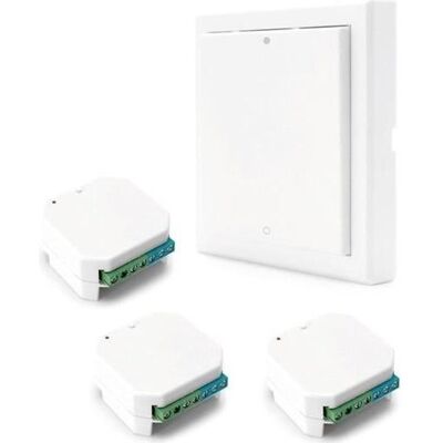 Pack de commande pour motorisation de volet roulant et store - Avidsen - 103010 Blanc - Publicité Pack de commande pour motorisation de volet roulant et store - Avidsen - 103010 Blanc - Publicité