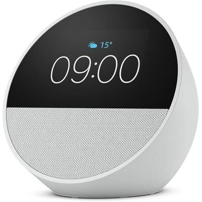 Réveil connecté - AMAZON - ECHO SPOT - Écran 2 83 - Blanc - Assistant vocal Alexa Blanc - Publicité Réveil connecté - AMAZON - ECHO SPOT - Écran 2 83 - Blanc - Assistant vocal Alexa Blanc - Publicité
