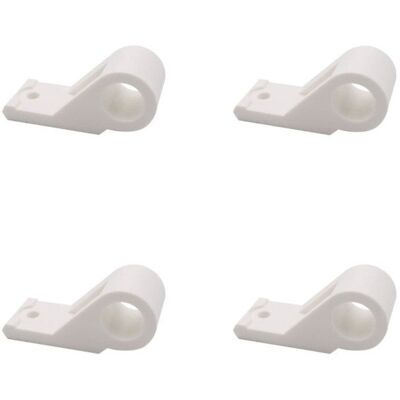 STORE MENUISERIE 4 Colliers Déportés dEspagnolette Composite Blanc Accessoire pour Volet Battant Blanc - Publicité STORE MENUISERIE 4 Colliers Déportés dEspagnolette Composite Blanc Accessoire pour Volet Battant Blanc - Publicité
