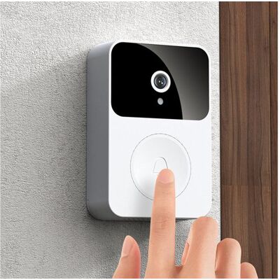 AUCUNEARY Sonnette vidéo / Interphone intelligent - Sonnette sans fil - Caméra de sécurité - WiFi - Alimentation sans fil - Publicité AUCUNEARY Sonnette vidéo / Interphone intelligent - Sonnette sans fil - Caméra de sécurité - WiFi - Alimentation sans fil - Publicité