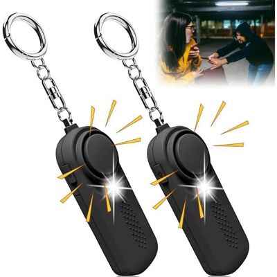 Alarme Personnelle - ZGEER - Sirène de poche 130 dB - Lampe LED - Noir - Sécurité pour tous - Publicité Alarme Personnelle - ZGEER - Sirène de poche 130 dB - Lampe LED - Noir - Sécurité pour tous - Publicité