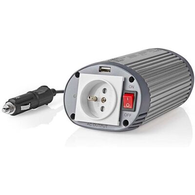 NEDIS Convertisseur dalimentation 12 volts vers 220 volts 150 Watts - Allume-cigare Noir - Publicité NEDIS Convertisseur dalimentation 12 volts vers 220 volts 150 Watts - Allume-cigare Noir - Publicité