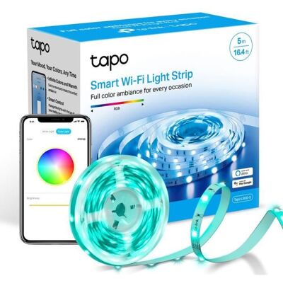 Ruban LED - TP-LINK - TAPO L900-5 - 5M - WiFi - RGB 16 millions de couleurs - Compatible avec Alexa Google Home et Siri - Publicité Ruban LED - TP-LINK - TAPO L900-5 - 5M - WiFi - RGB 16 millions de couleurs - Compatible avec Alexa Google Home et Siri - Publicité