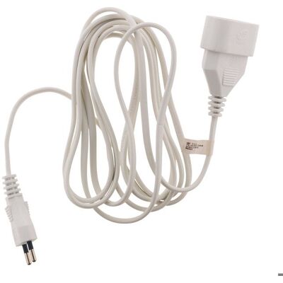 Zenitech HO3VVH2-F Cordon d'extension blanc 5m - Publicité Zenitech HO3VVH2-F Cordon d'extension blanc 5m - Publicité