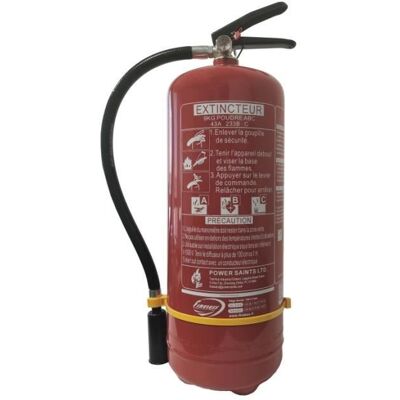 Batterie Bloc de secours - Extincteur 9Kg Poudre ABC à pression permanente NFMOBIAK - Publicité Batterie Bloc de secours - Extincteur 9Kg Poudre ABC à pression permanente NFMOBIAK - Publicité