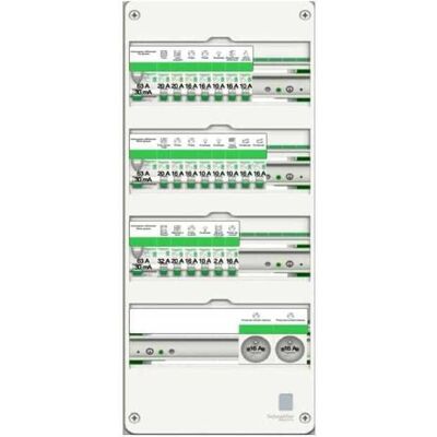 Schneider Electric Tableau pré-équipé - Maison individuelle - 4 rangées - 13 modules - XE - Resi9 - R9HPNFC15145M - Schneider - Publicité Schneider Electric Tableau pré-équipé - Maison individuelle - 4 rangées - 13 modules - XE - Resi9 - R9HPNFC15145M - Schneider - Publicité
