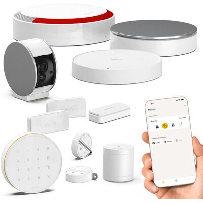 Somfy 1875350 - Home Alarm Essential - Pack vidéo - Alarme Maison sans Fil Connecté Wifi - Caméra de surveillance intérieure - Publicité Somfy 1875350 - Home Alarm Essential - Pack vidéo - Alarme Maison sans Fil Connecté Wifi - Caméra de surveillance intérieure - Publicité