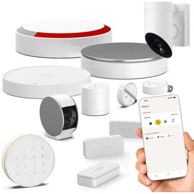 SOMFY 1875351 - Home Alarm Essential - Pack video plus - Alarme Maison sans Fil Connecté Wifi - Caméras de surveillance extérieure - Publicité SOMFY 1875351 - Home Alarm Essential - Pack video plus - Alarme Maison sans Fil Connecté Wifi - Caméras de surveillance extérieure - Publicité