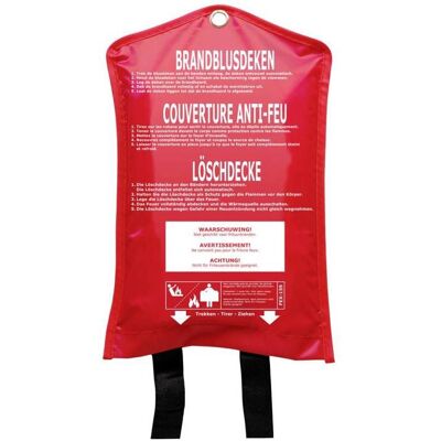 Smartwares FEX-15900 FEX-15900 Couverture anti-feu 180 cm x 160 cm - Publicité Smartwares FEX-15900 FEX-15900 Couverture anti-feu 180 cm x 160 cm - Publicité
