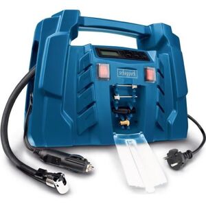 Compresseur portatif avec réglage électronique de la pression - Scheppach AIR FORCE 5 - 1500 W - 8 bars (voiture/vélo/ballon) - Publicité Compresseur portatif avec réglage électronique de la pression - Scheppach AIR FORCE 5 - 1500 W - 8 bars (voiture/vélo/ballon) - Publicité