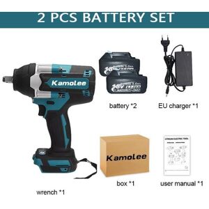 RUMOCOVO 2pcs batterie E cl chocs lectrique sans balais 1 outil lectrique de 12 pouces pour batterie au 2 BATTERY EU Noir - Publicité RUMOCOVO 2pcs batterie E cl chocs lectrique sans balais 1 outil lectrique de 12 pouces pour batterie au 2 BATTERY EU Noir - Publicité