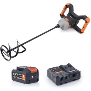 Malaxeur sans fil Evolution R120MXR-Li - Evolution - 5 Ah - Vitesse variable Orange - Publicité Malaxeur sans fil Evolution R120MXR-Li - Evolution - 5 Ah - Vitesse variable Orange - Publicité