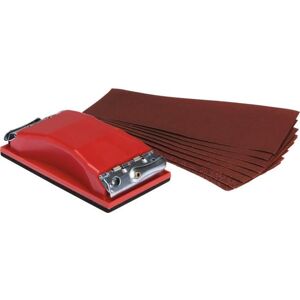 SCID Cale de poncage a pinces avec 10 feuilles abrasives - l. x l. (mm):165 x 85 - Publicité SCID Cale de poncage a pinces avec 10 feuilles abrasives - l. x l. (mm):165 x 85 - Publicité