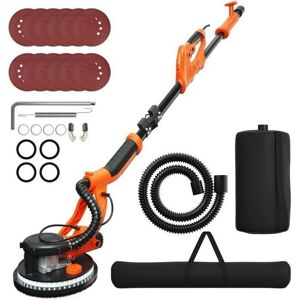 COSTWAY Ponceuse Girafe Murale 750W Ø 225mm Aluminium 6 Vitesses Variables Lumières LED Manche Télescopique 12 Disques Abrasifs - Publicité COSTWAY Ponceuse Girafe Murale 750W Ø 225mm Aluminium 6 Vitesses Variables Lumières LED Manche Télescopique 12 Disques Abrasifs - Publicité