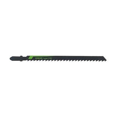Lot de 5 lames de scie sauteuse CV Lu. 110 mm pas 4 mm coupe grossiere pour bois - 7007.05 - Leman Noir - Publicité Lot de 5 lames de scie sauteuse CV Lu. 110 mm pas 4 mm coupe grossiere pour bois - 7007.05 - Leman Noir - Publicité