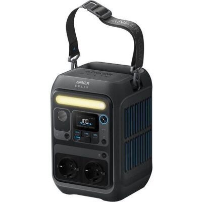 Station d'énergie portable Anker SOLIX C300X - 288Wh, 7 ports - Publicité Station d'énergie portable Anker SOLIX C300X - 288Wh, 7 ports - Publicité