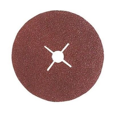 Leman 6112560 - Disques en fibre marron - 125mm - Grain 60 - Pour bois et métaux - Publicité Leman 6112560 - Disques en fibre marron - 125mm - Grain 60 - Pour bois et métaux - Publicité