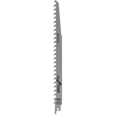 Lame de scie sabre Bosch S1542K - Bois - 24cm - 2 pièces - Publicité Lame de scie sabre Bosch S1542K - Bois - 24cm - 2 pièces - Publicité