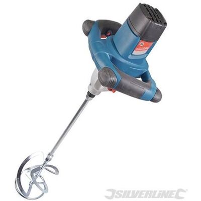 Malaxeur à plâtre SILVERLINE Silverstorm 140mm 1220W - Capacité de mélange 120L Bleu - Publicité Malaxeur à plâtre SILVERLINE Silverstorm 140mm 1220W - Capacité de mélange 120L Bleu - Publicité
