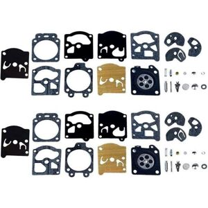Kit réparation carburateur - PZCC - Lot de 2 - Compatible Walbro WA & WT - Joint membrane - Pour Husqvarna - Pour Poulan - Publicité Kit réparation carburateur - PZCC - Lot de 2 - Compatible Walbro WA & WT - Joint membrane - Pour Husqvarna - Pour Poulan - Publicité