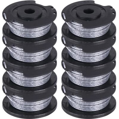 Bosch Bobines de fil pour débroussailleuse - Compatibles ART 23/26 SL & Ryobi - 4 m x 165 mm - Lot de 8 - Nylon Noir - Publicité Bosch Bobines de fil pour débroussailleuse - Compatibles ART 23/26 SL & Ryobi - 4 m x 165 mm - Lot de 8 - Nylon Noir - Publicité