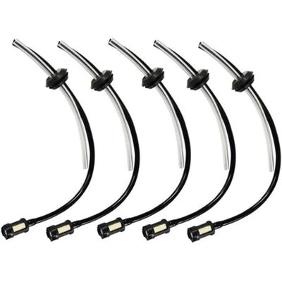 EINNENFFER Lot de 5 tuyau de carburant filtre à carburant matériau ABS longueur 21 cm pour débroussailleuse 4 temps . Noir - Publicité EINNENFFER Lot de 5 tuyau de carburant filtre à carburant matériau ABS longueur 21 cm pour débroussailleuse 4 temps . Noir - Publicité