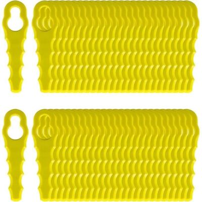 Lot de 100 Lames de Rechange pour Ryobi Coupe Bordure - AQSACOKIYA - Têtes Double Lames Dentelées RAC155 RAC157 RAC158 Jaune - Publicité Lot de 100 Lames de Rechange pour Ryobi Coupe Bordure - AQSACOKIYA - Têtes Double Lames Dentelées RAC155 RAC157 RAC158 Jaune - Publicité