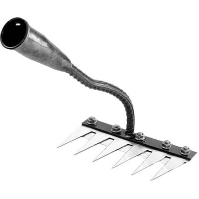 ZEMINPEOEL Râteau de désherbage de jardin en acier au carbone râteau de jardin en métal très résistant pour jardinage et désherbage - Publicité ZEMINPEOEL Râteau de désherbage de jardin en acier au carbone râteau de jardin en métal très résistant pour jardinage et désherbage - Publicité