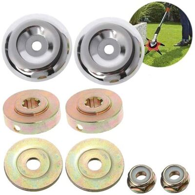 8PCS Tête de Débroussailleuse Universelle Accessoires ,Ecrous de Fixation Tête de Coupe Bordure pour Débroussailleuse Stihl - Publicité 8PCS Tête de Débroussailleuse Universelle Accessoires ,Ecrous de Fixation Tête de Coupe Bordure pour Débroussailleuse Stihl - Publicité