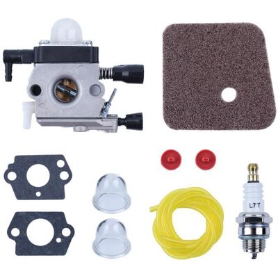 Carburateur Carb Clapet anti-retour Filtre à air Tuyau de carburant Kit Pour Stihl FS38 FS55 FS80 FS85 FS45 FC55 Débroussailleuse - Publicité Carburateur Carb Clapet anti-retour Filtre à air Tuyau de carburant Kit Pour Stihl FS38 FS55 FS80 FS85 FS45 FC55 Débroussailleuse - Publicité