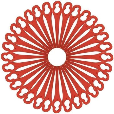 Lot de 100 lames de rechange en plastique pour Ferrex-Aldi FAR 201 97699 2002706 FE220 491 - Publicité Lot de 100 lames de rechange en plastique pour Ferrex-Aldi FAR 201 97699 2002706 FE220 491 - Publicité