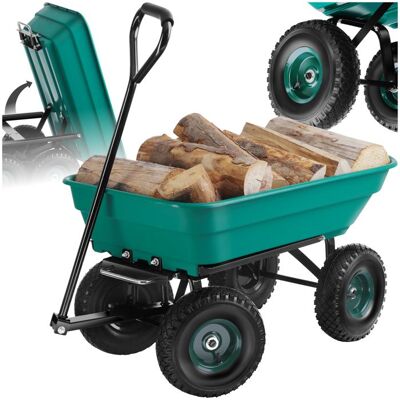 Brouette - TECTAKE - Chariot de transport CUBBI avec fonction dinclinaison capacité de charge 52 L - Vert Vert - Publicité Brouette - TECTAKE - Chariot de transport CUBBI avec fonction dinclinaison capacité de charge 52 L - Vert Vert - Publicité