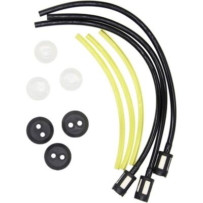 Kit de filtre à essence universel Joint de tuyau dessence pour débroussailleuse taille-haie élagueur Noir/Jaune Noir - Publicité Kit de filtre à essence universel Joint de tuyau dessence pour débroussailleuse taille-haie élagueur Noir/Jaune Noir - Publicité