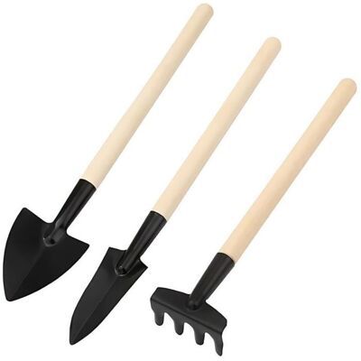 CMC Lot de 3 mini outils de jardinage - Petit râteau et pelle légers pour mini plantes succulentes plantes en pot outils de bonsaï - Publicité CMC Lot de 3 mini outils de jardinage - Petit râteau et pelle légers pour mini plantes succulentes plantes en pot outils de bonsaï - Publicité